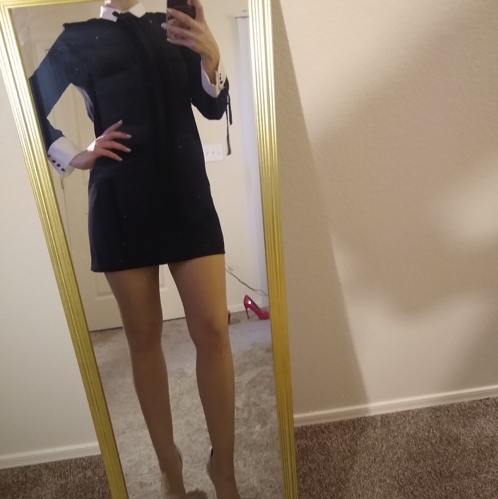 Zara Peter pan collar dress